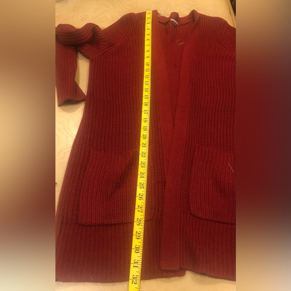 4 / $20 Charlotte Russe women’s long cardigan with pockets - Picture 7 of 11